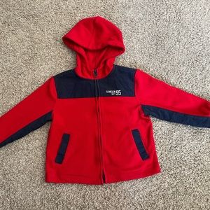 Osh Kosh Toddler Kids 3T Hooded Full Zip Fleece Jacket